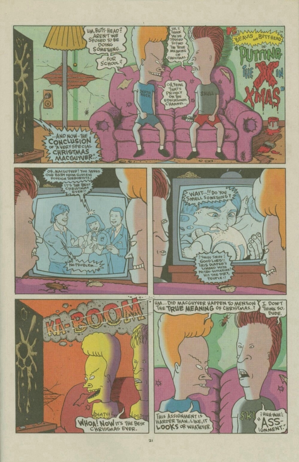 Read online Beavis and Butt-Head comic -  Issue #12 - 21