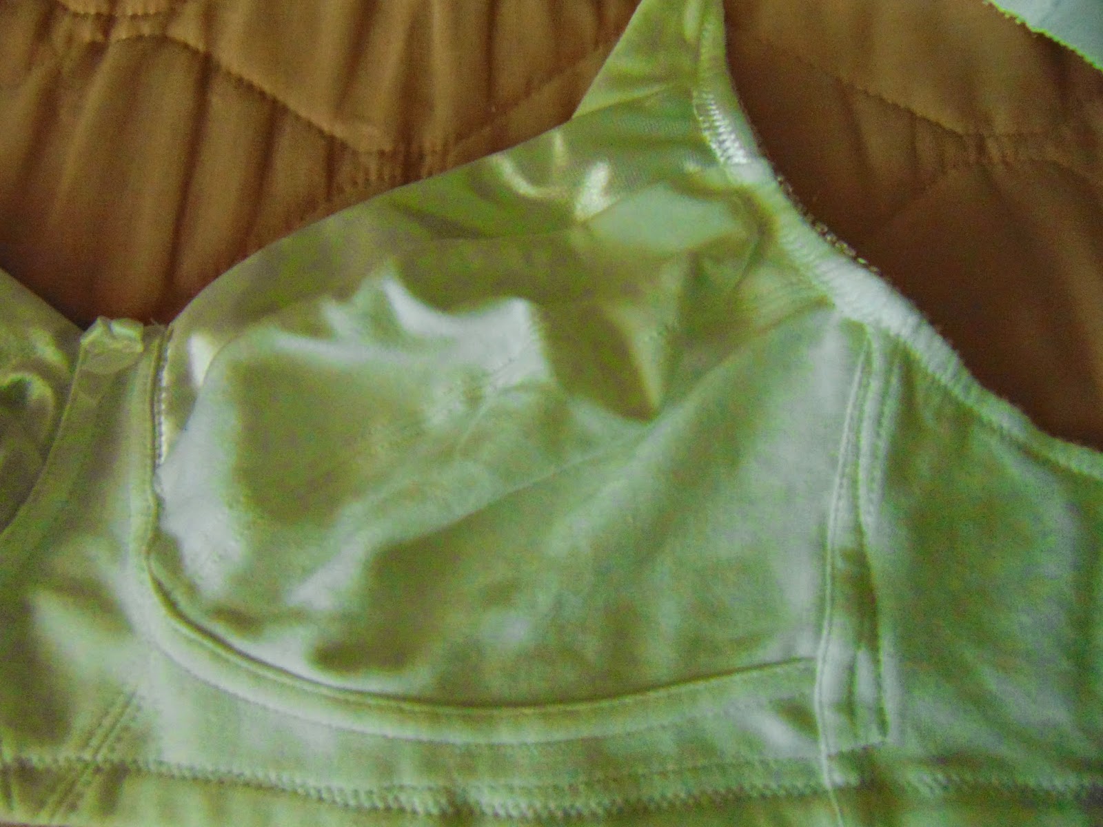 Front side of Fruit of the Loom bra with revisions