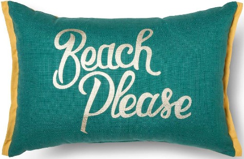 Beach Please Pillow