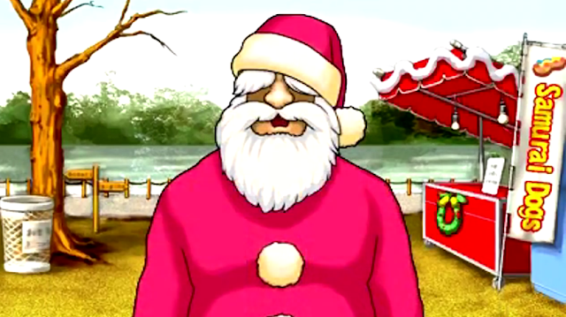 Turnabout Goodbyes Phoenix Wright Ace Attorney Santa Claus Larry Butz