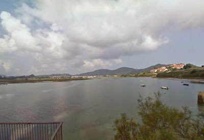 Vista desde la carretera de entrada a Santoña
