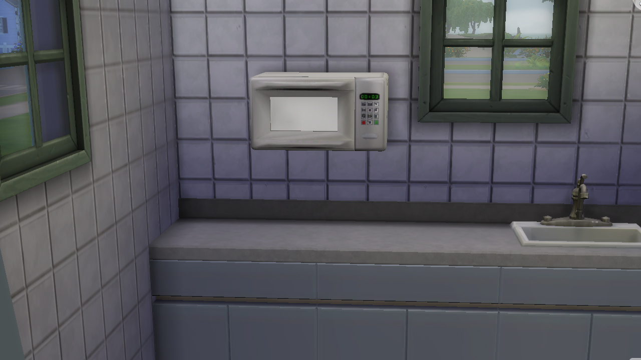 My Sims 4 Blog Wanted. Functional Wall microwave. by necrodog