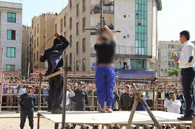 Public flogging in Iran