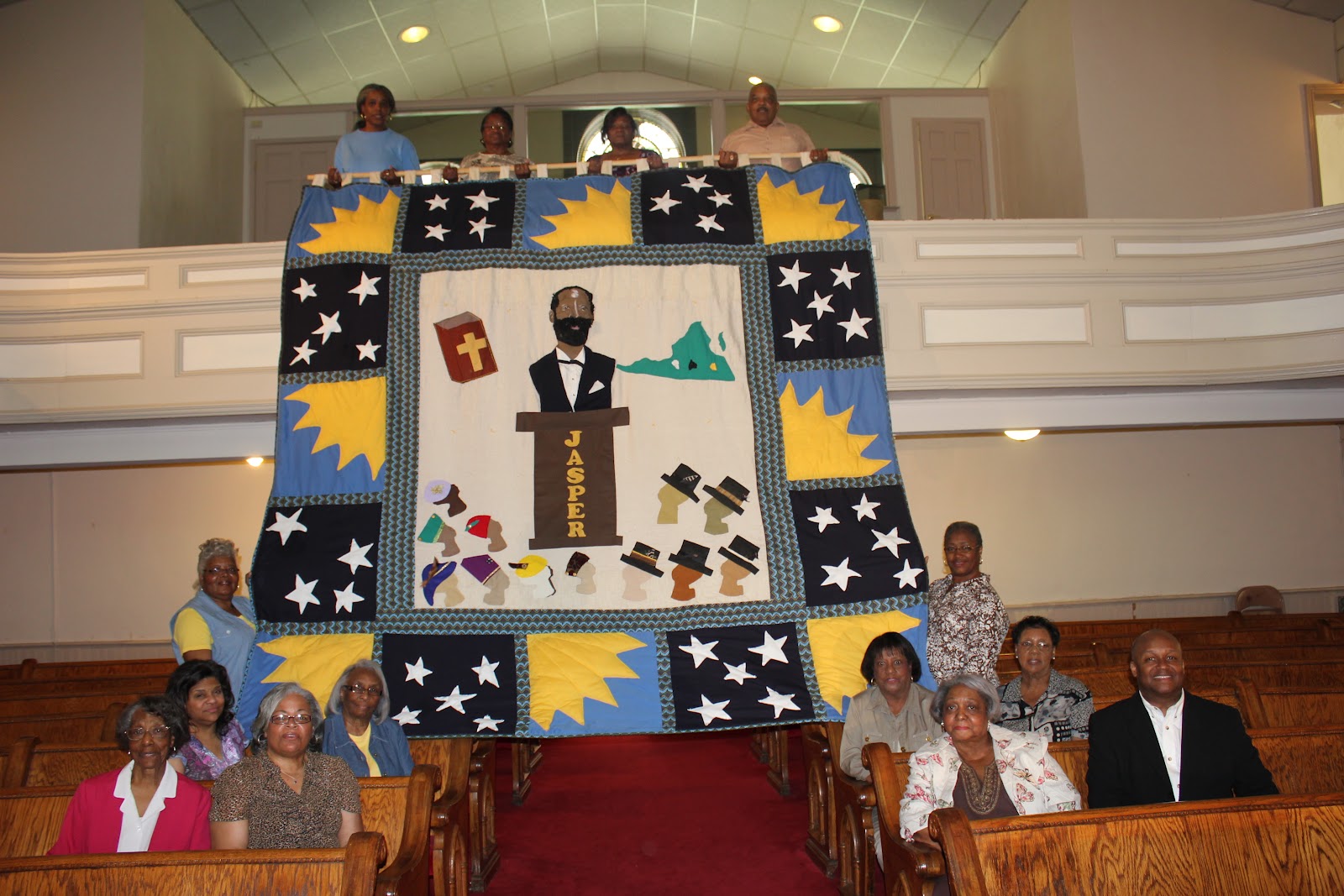 Black Threads John Jasper Bicentennial Commemorative Quilt Unveiled in