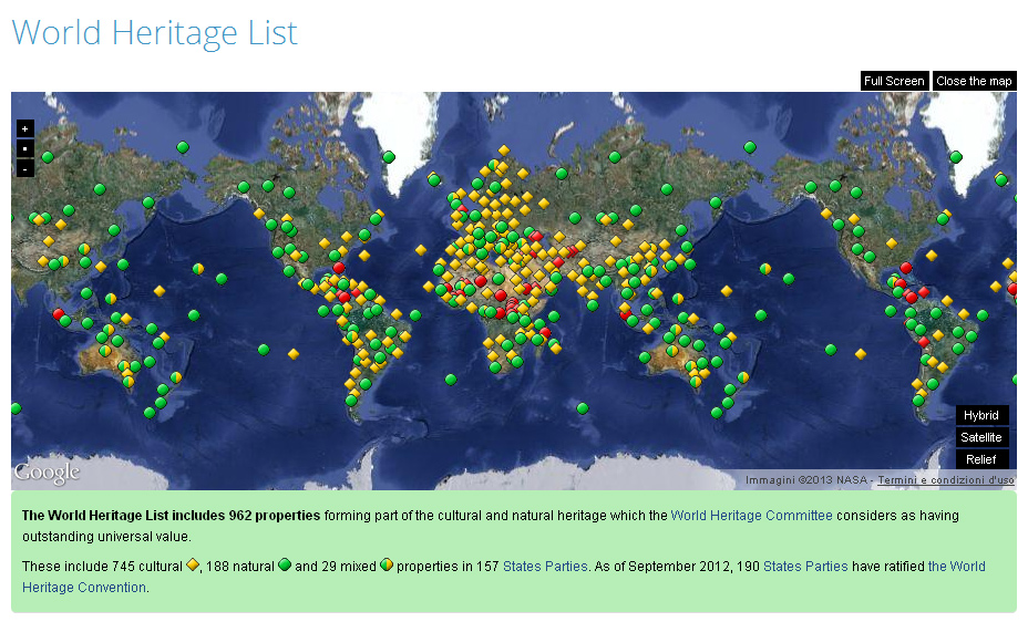 Unesco heritage site. ЮНЕСКО на карте. UNESCO World Heritage. Карта Google Satellite Hybrid. Heritage карта.