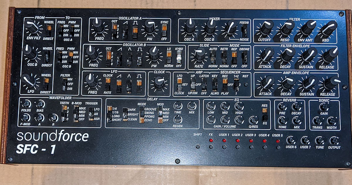 MATRIXSYNTH Soundforce SFC1 Pro One VST MIDI Controller