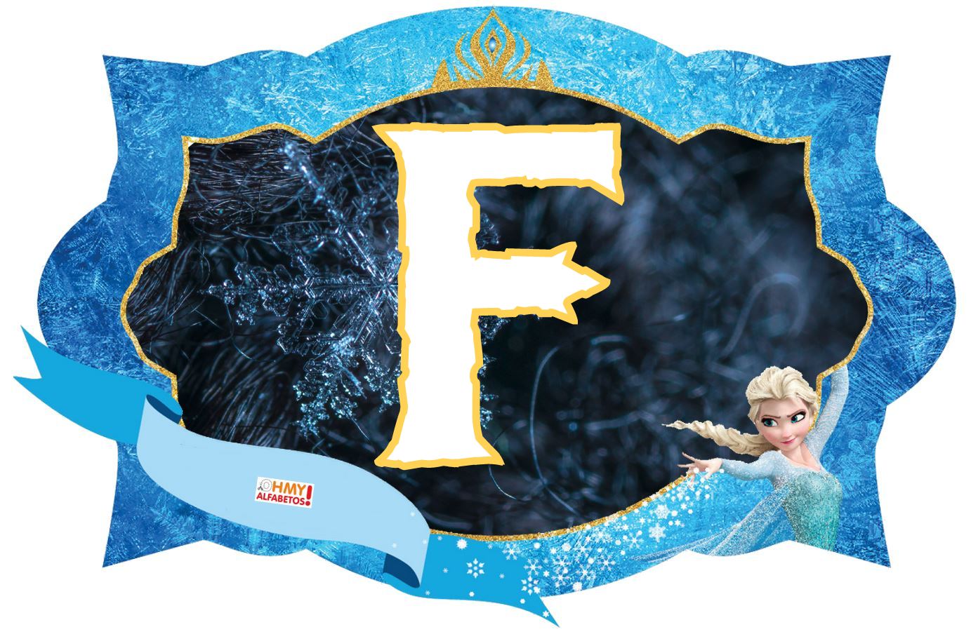 Abc Frozen. Frozen Letters. Oh my Alfabetos!