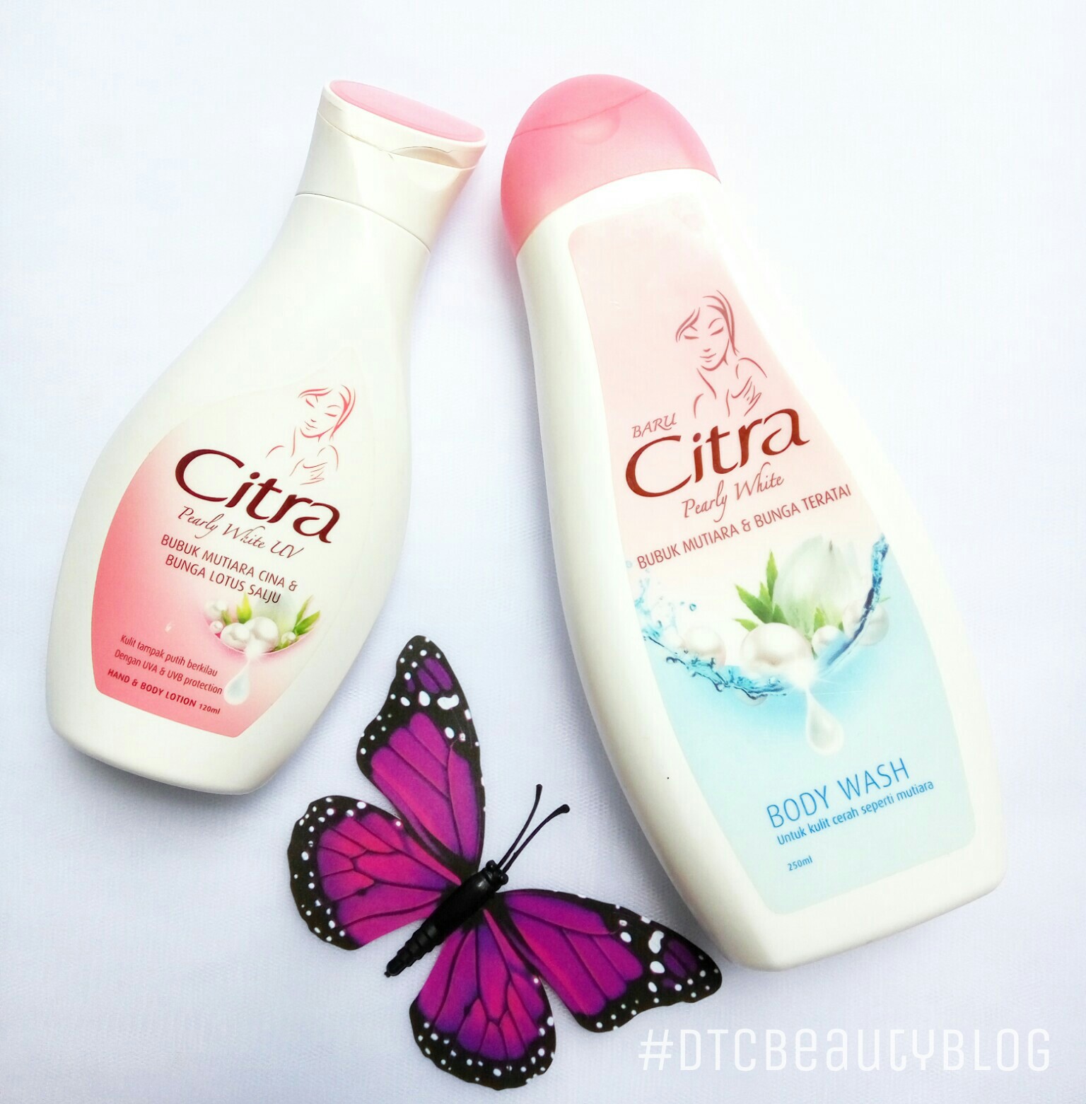 BEAUTY CITRA PEARLY WHITE BODY WASH & BODY LOTION DaretoChange by