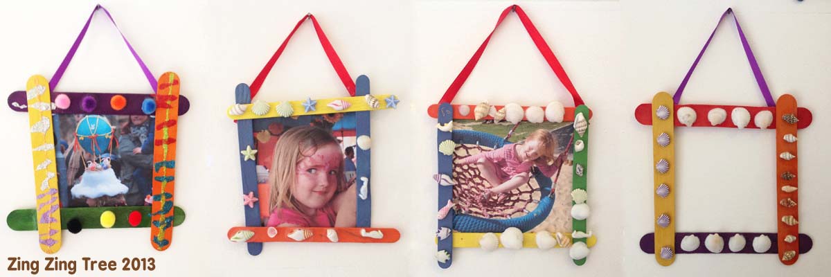 20 Cutest And Super Fun Popsicle Stick Crafts Pink Stripey Socks Popsicle Stick Craft Frames
