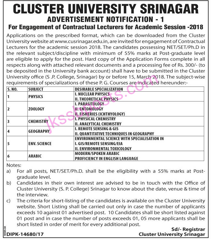 Few jobs in J&K this week Jobs in J&K Government Jobs Jobs in