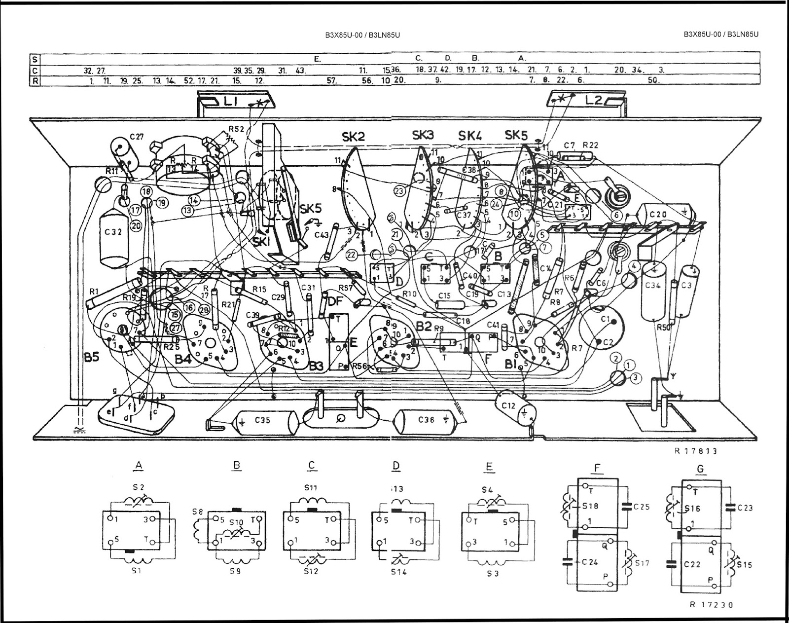 Os rádios do Claudino Rádio Philips modelo B3LN85U (II)