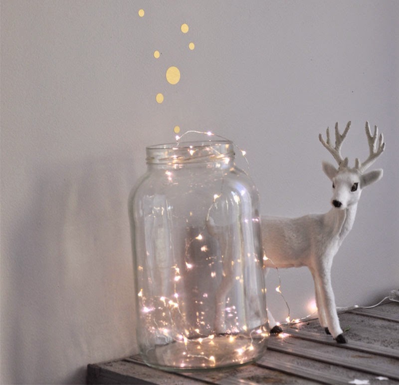 ideas para decorar con las luces de navidad