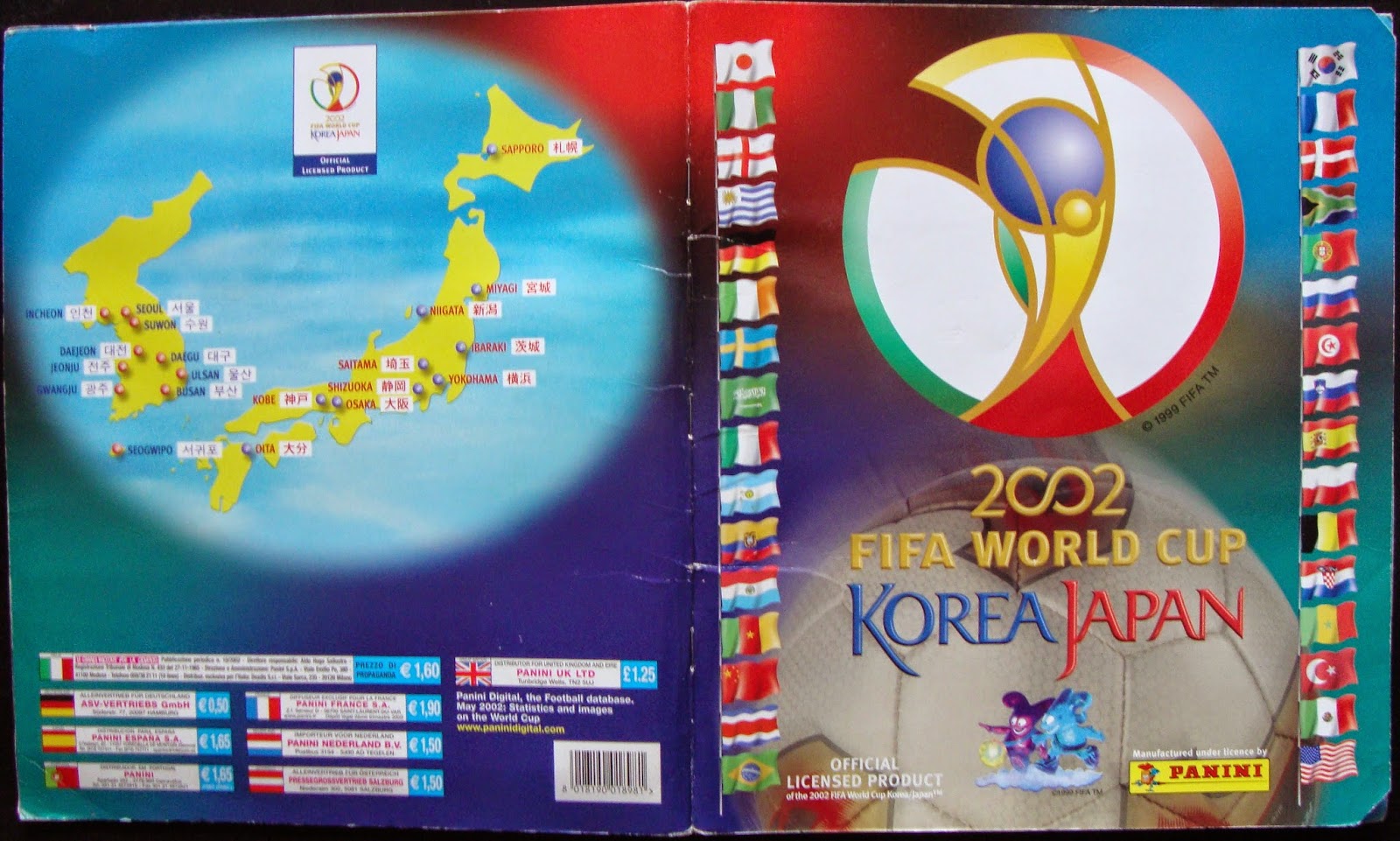 O Sótão dos Colecionadores: CADERNETA DE CROMOS MUNDIAL DE 2002