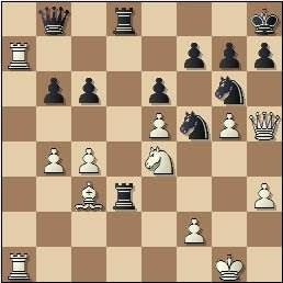 Partida de ajedrez Lupi - Rico, posición después de 30…Db8