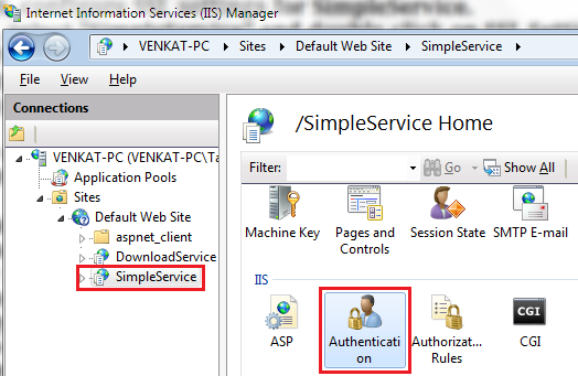 enable Basic Authentication in IIS