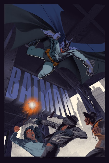 Batman Standard Edition Screen Print by Stan & Vince x French Paper Art Club x Geek Art