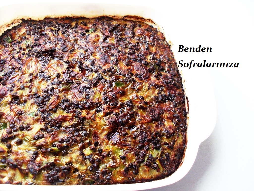 Yeşil Mercimekli Pırasa Böreği (Unsuz)