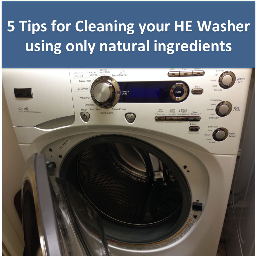 5 Easy Ways to Clean Your HE Front Load Washer with Natural Ingredients