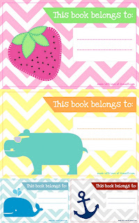 Free Book Label Printables