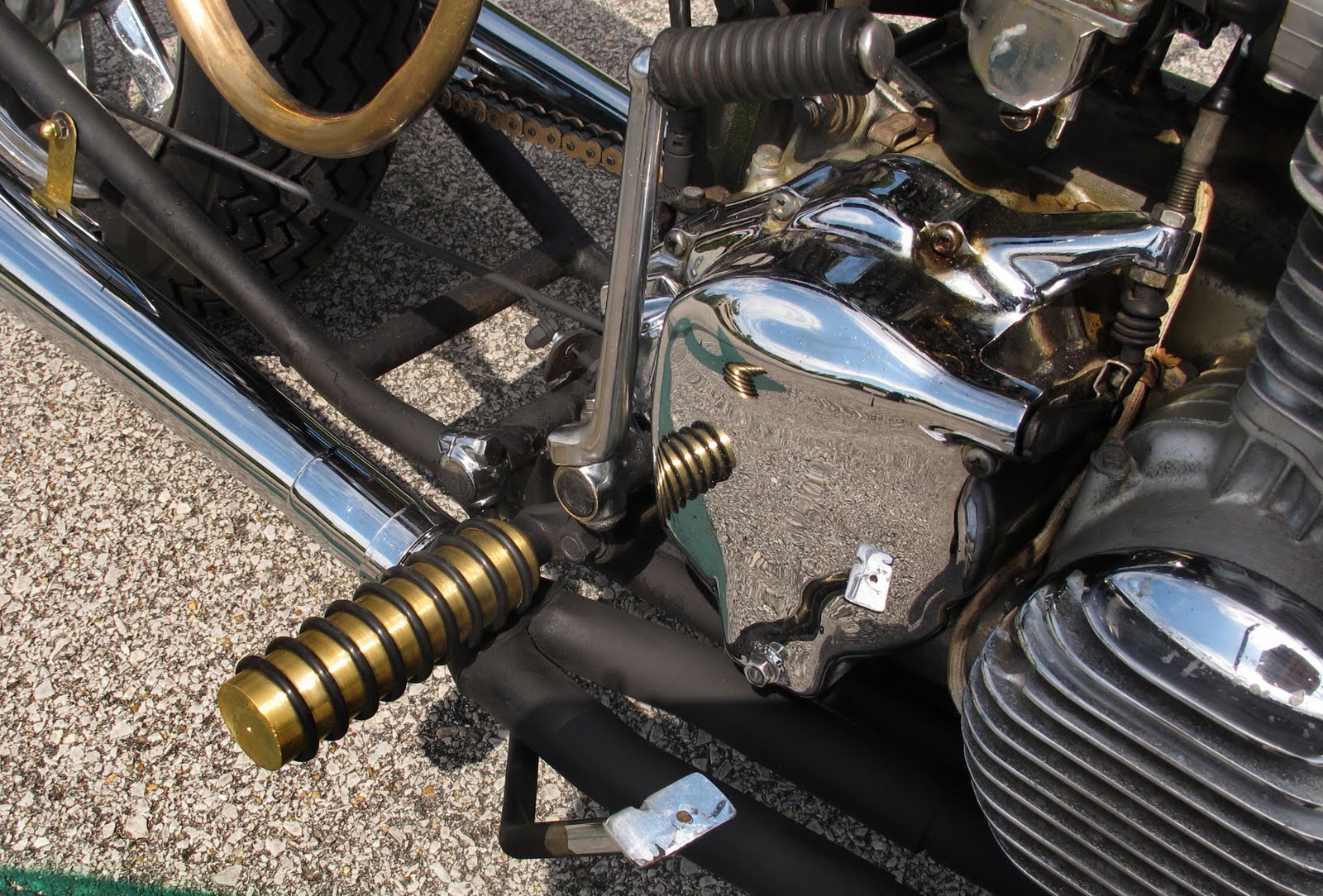 Art Choppers Post 11 Solid brass billet foot pegs