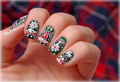 Χριστουγεννιάτικα νύχια!