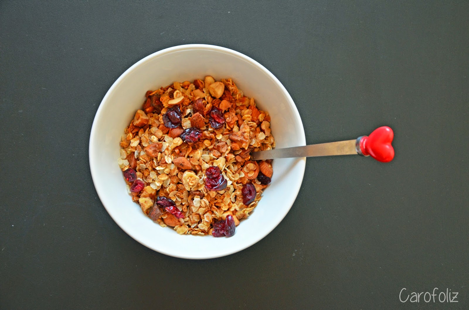 Granola maison {sans gluten} Carofoliz cuisine
