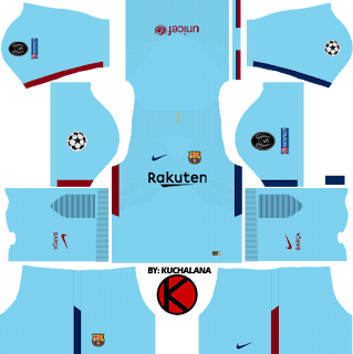 UEFA Champions League 2017-18 Barcelona Kits