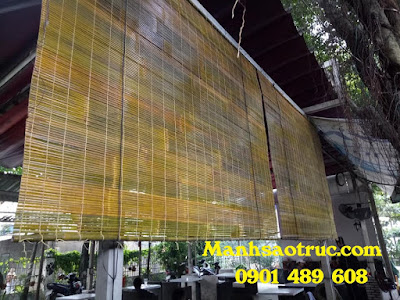 Mành trúc che nắng che mưa ngăn không gian