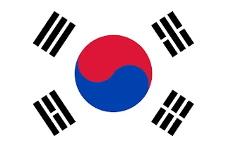 Gambar Bendera Korea Selatan