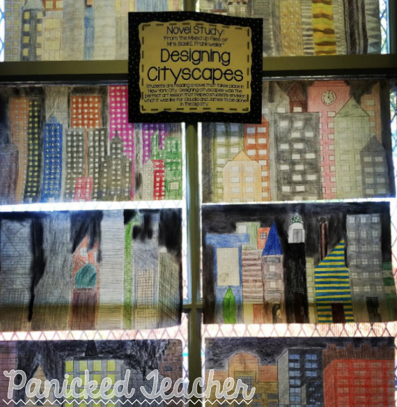Cityscapes, drawing cityscapes, cityscapes lesson, 5th grade art lesson, cityscape art lesson