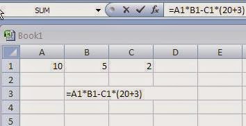 Using Simple Formulas in Excel With Arithmetic Operators-2