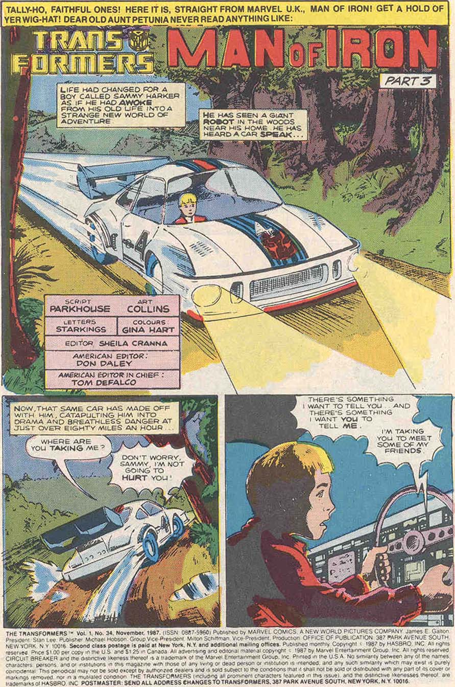 The Transformers (1984) issue 34 - Page 2