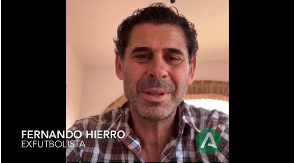 Fernando Hierro a los sanitarios malagueños: "Sois nuestros héroes"