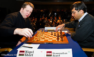 London Chess Classic : Nigel Short (2698) 0-1 Viswanathan Anand (2811) © site officiel 