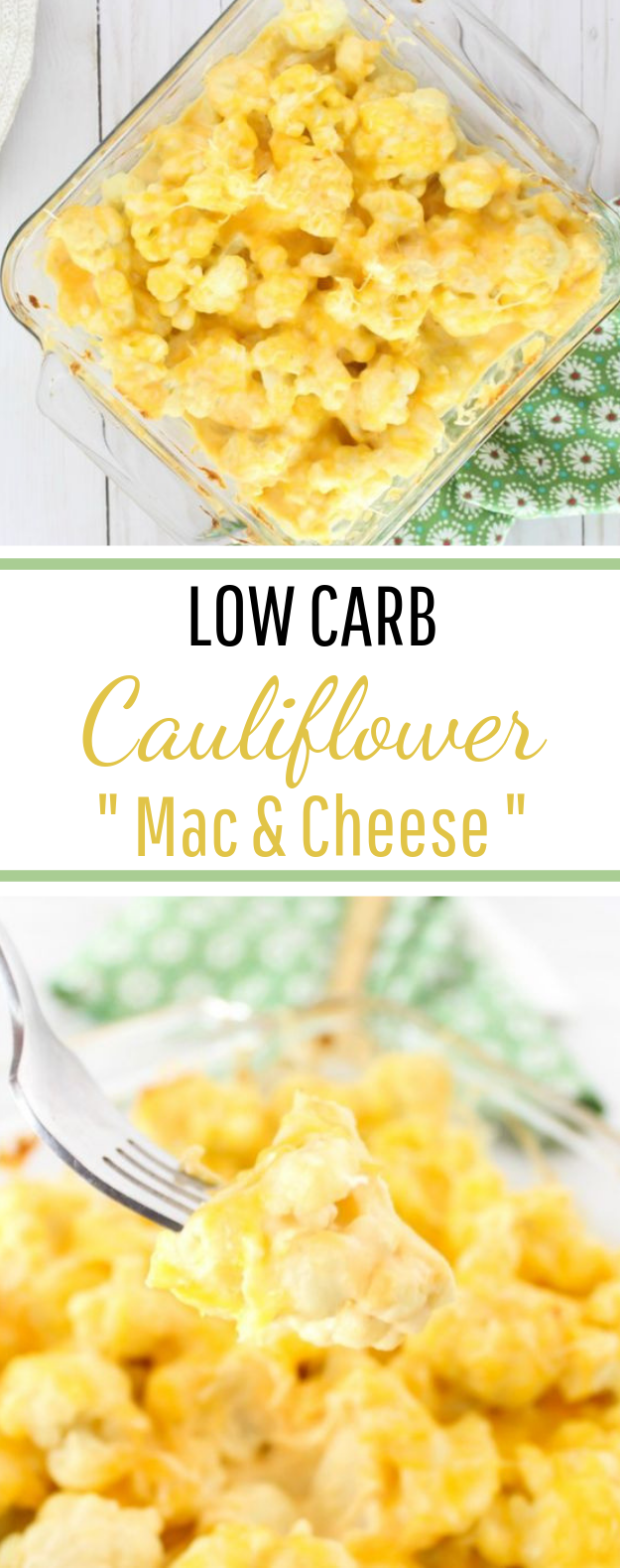 Cheesy Cauliflower Casserole #LowCarb #Keto 