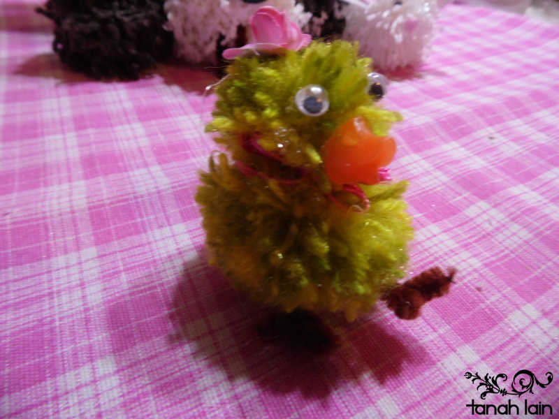 Figuras con Pompones de Lana