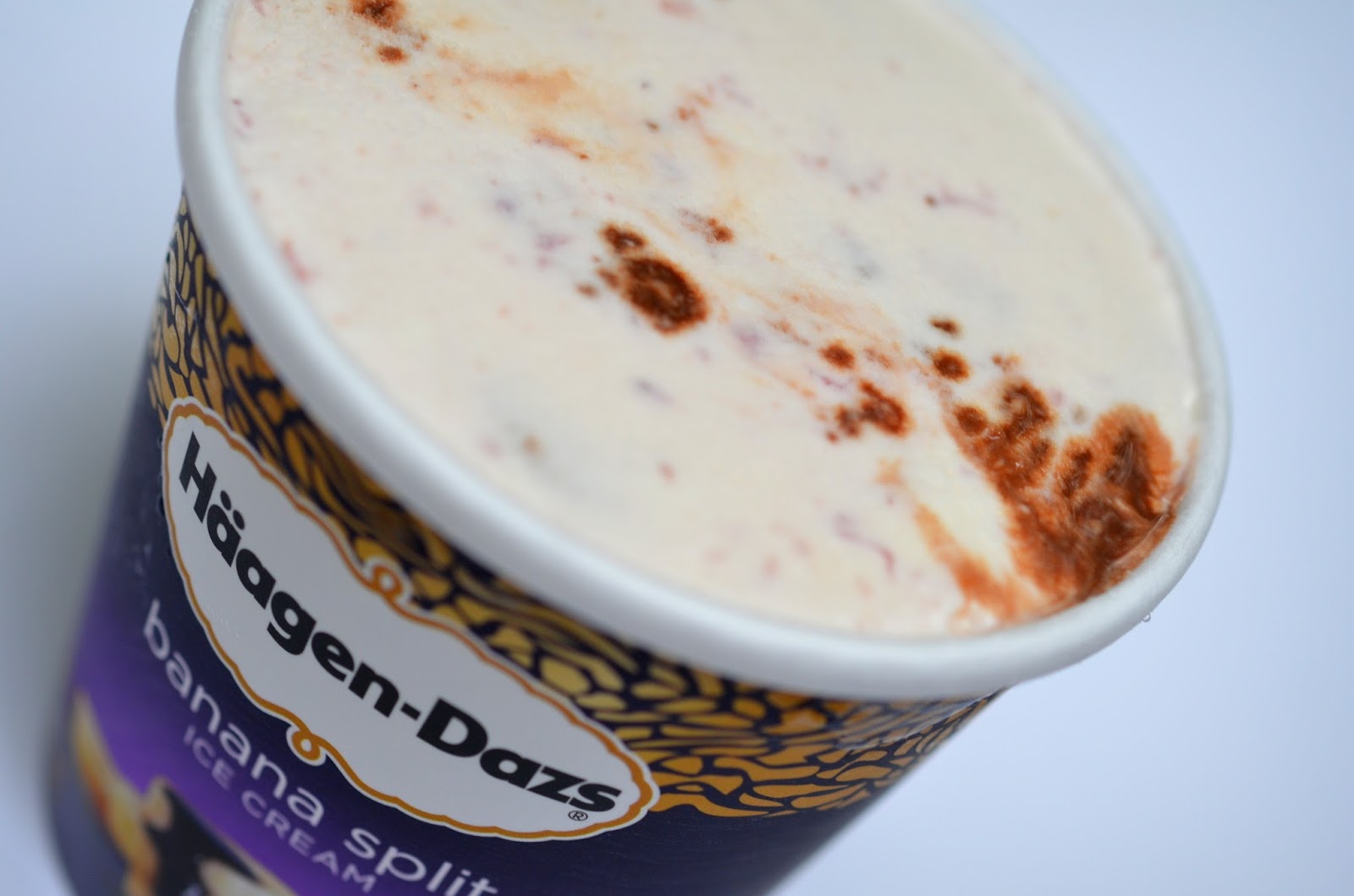 food and ice cream recipes REVIEW Haagen Dazs Banana Split (Limited