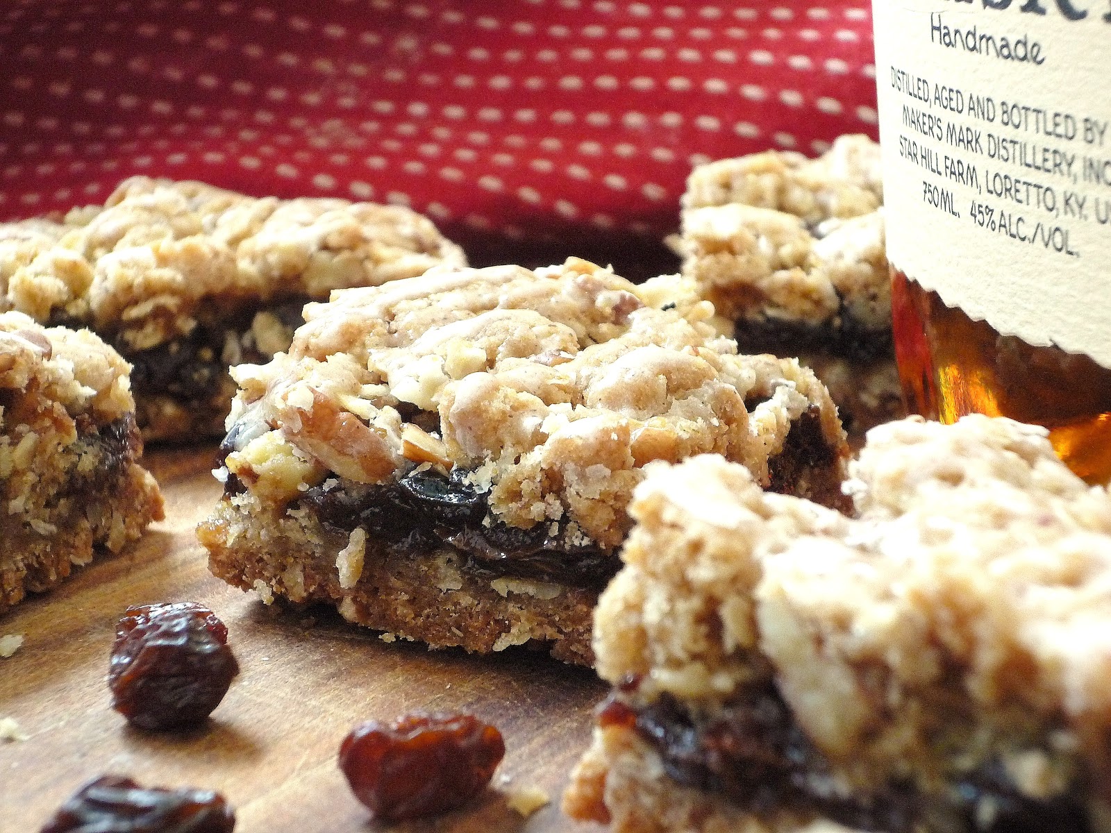 Being A Bear: 12 Days of Cookies: Day the Third( Bourbon-Raisin Bars ...