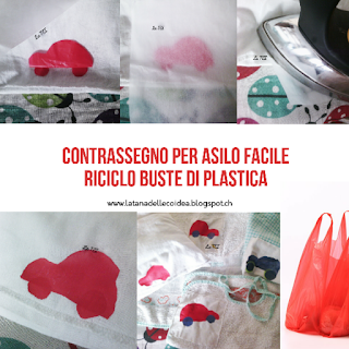 Contrassegno fai da te con la plastica