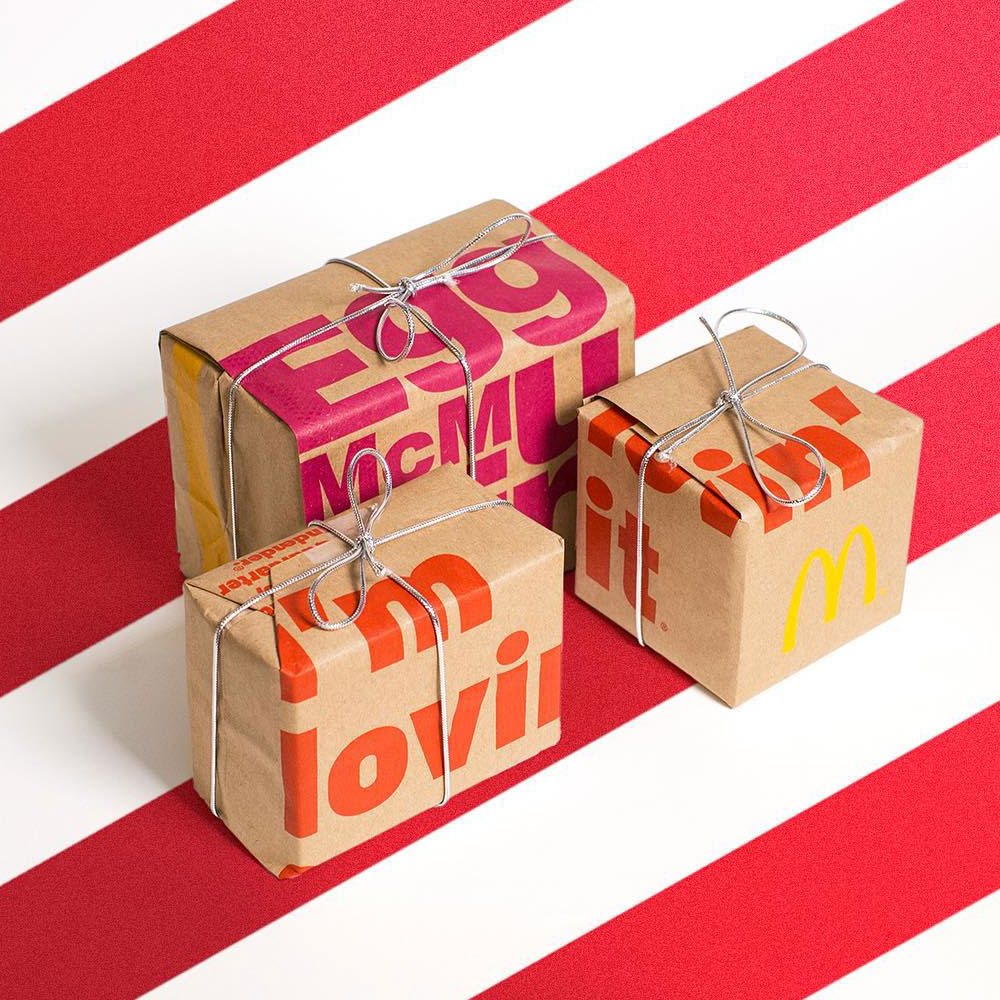 McDonald's e suas novas embalagens McDonald's e suas novas embalagens