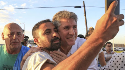 Boudou visita Lanús Boudou visita Lanús