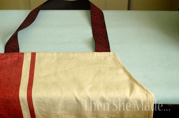 Then she made...: Quick Gift idea - dish towel apron