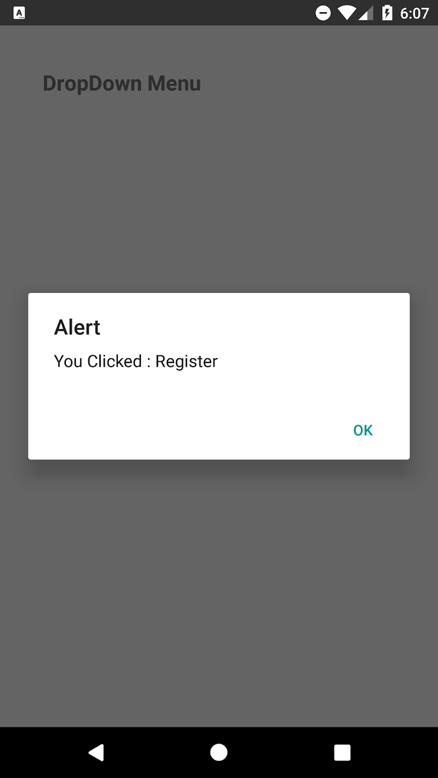 Create Dropdown Menu In React Native SKPTRICKS