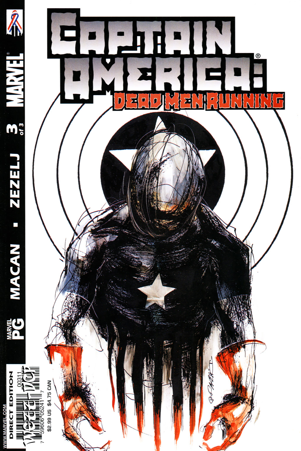 Read online Captain America (1998) comic -  Issue #50d - 1