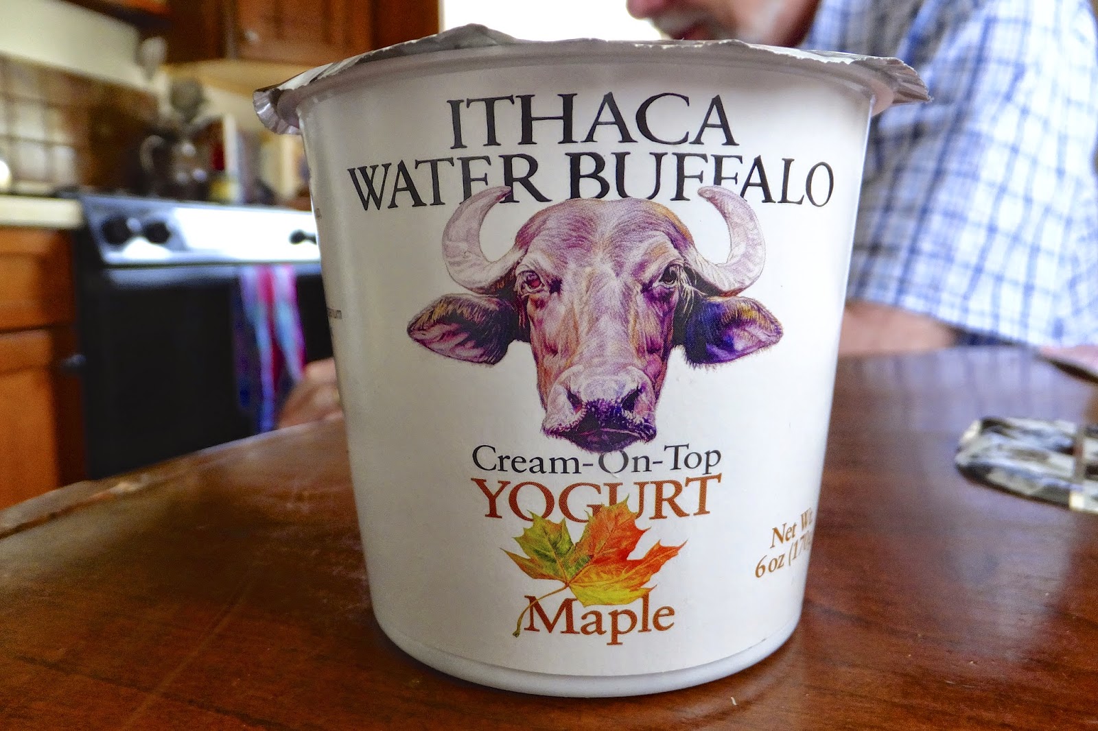 MerrySyracuse Foil Top of Ithaca Water Buffalo Yogurt