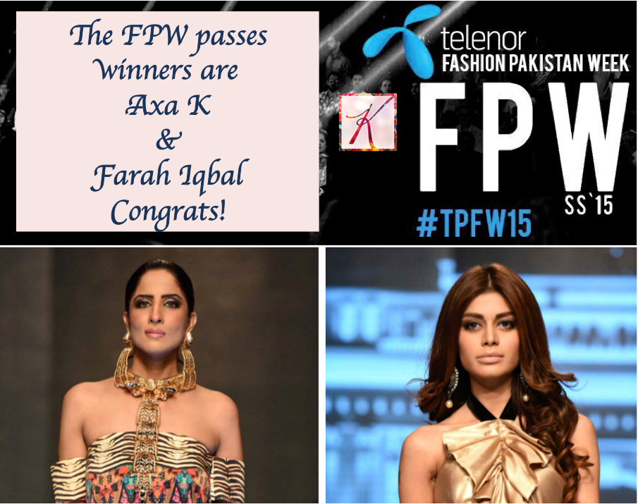 Fashion Week Passes Winners! Karachista Pakistani Fashion