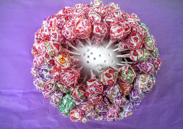 candy lollipop centerpiece