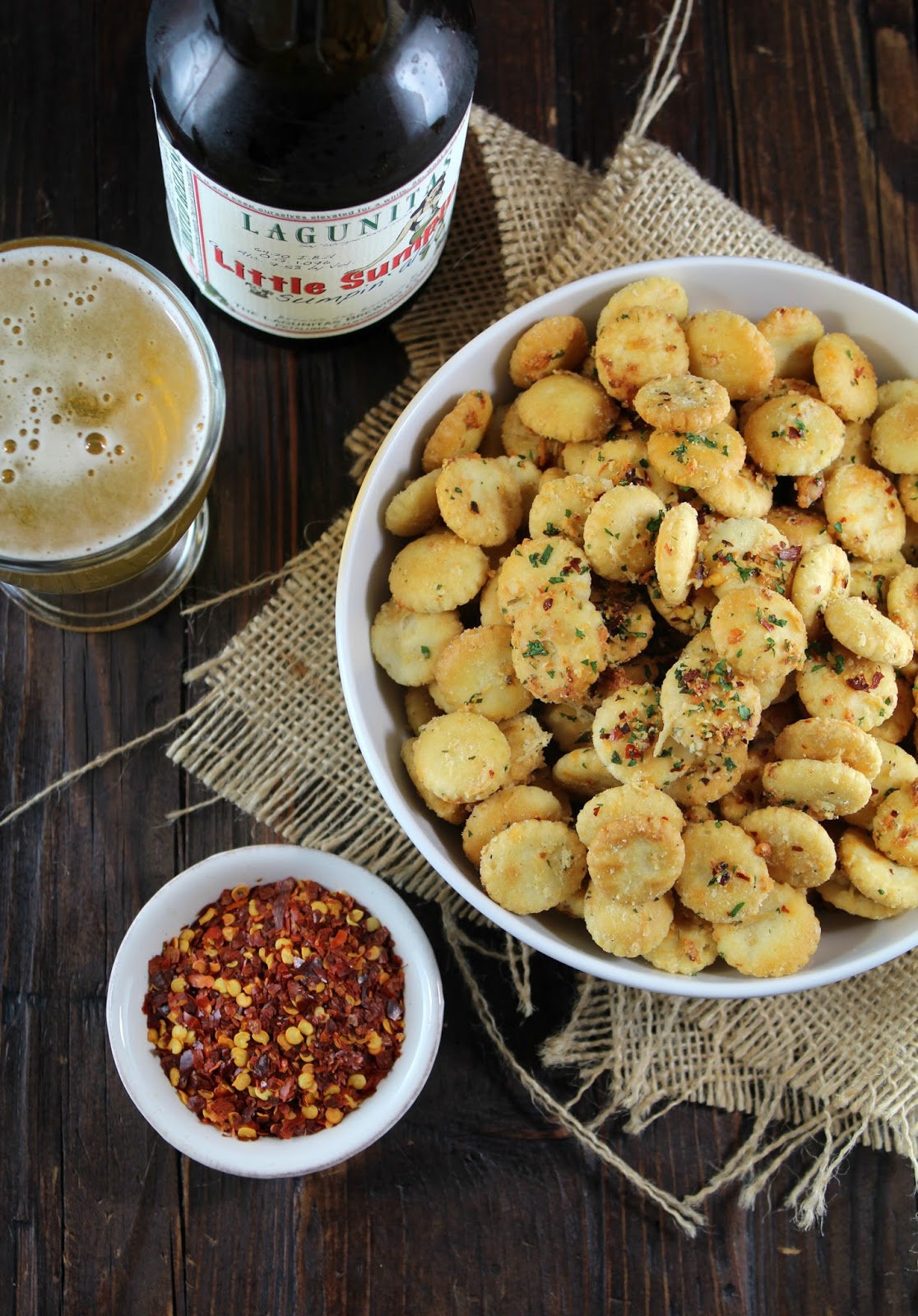 Authentic Suburban Gourmet Spicy Oyster Crackers Friday Night Bites