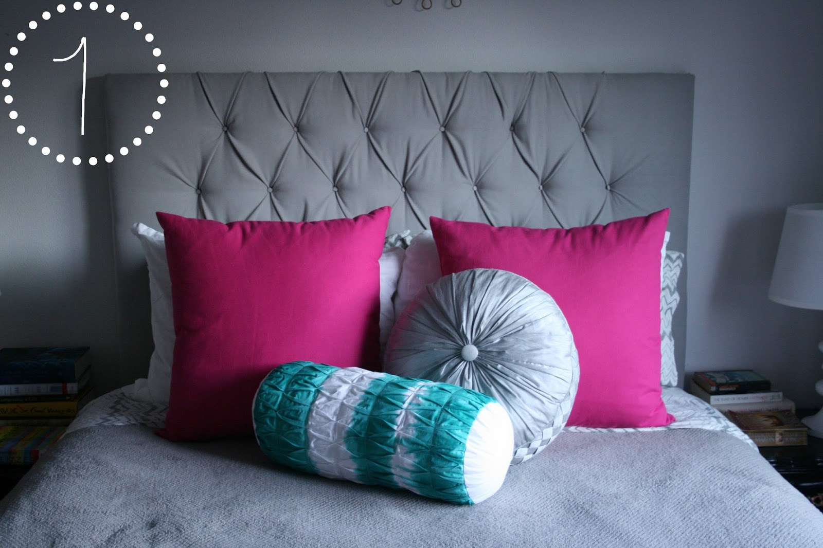 New hot pink bed pillows, and a styling dilemma / Create / Enjoy