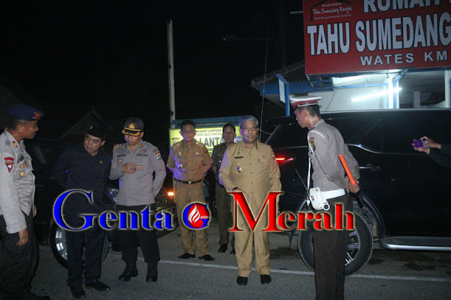 Antisipasi Keamanan, Plt.Bupati Lamteng bersama Kapolres Patroli Jalinsum
